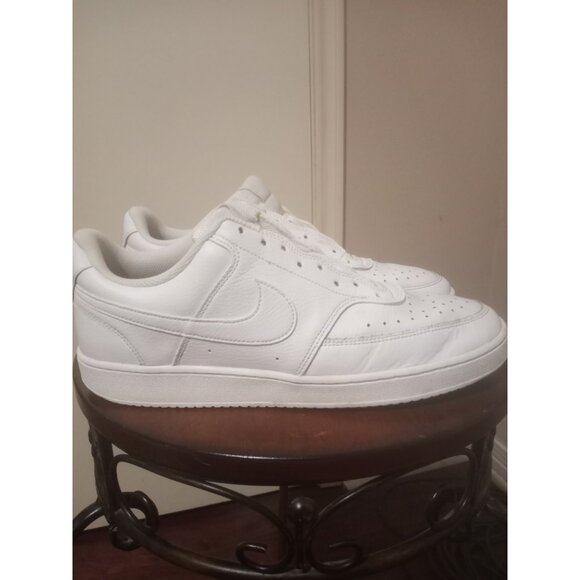 Nike Mens Court Vision Low CD5463-100 White Casual Shoes Sneakers Size 11 - Picture 1 of 13